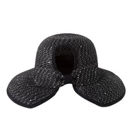 Sequined Ponytail Sun Hat