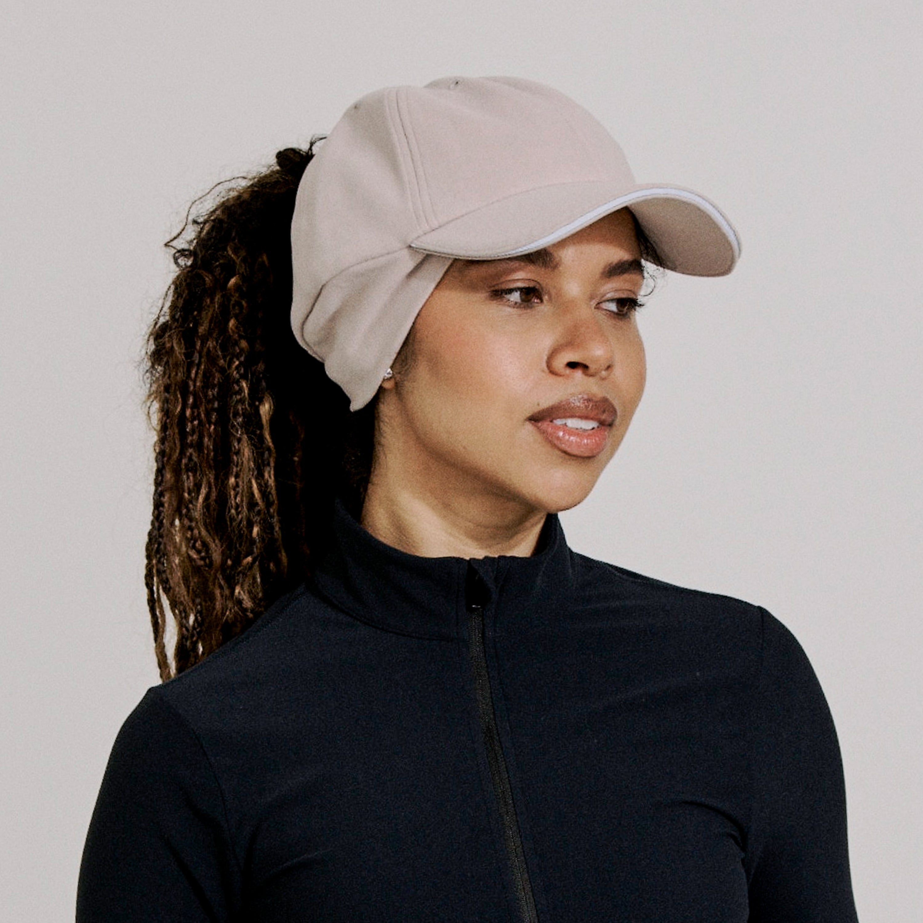 Cozy Ear Cover Cap – Ponyflo Ponytail Hats