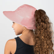 Kids Layla Wide Brim Ponytail Sun Hat