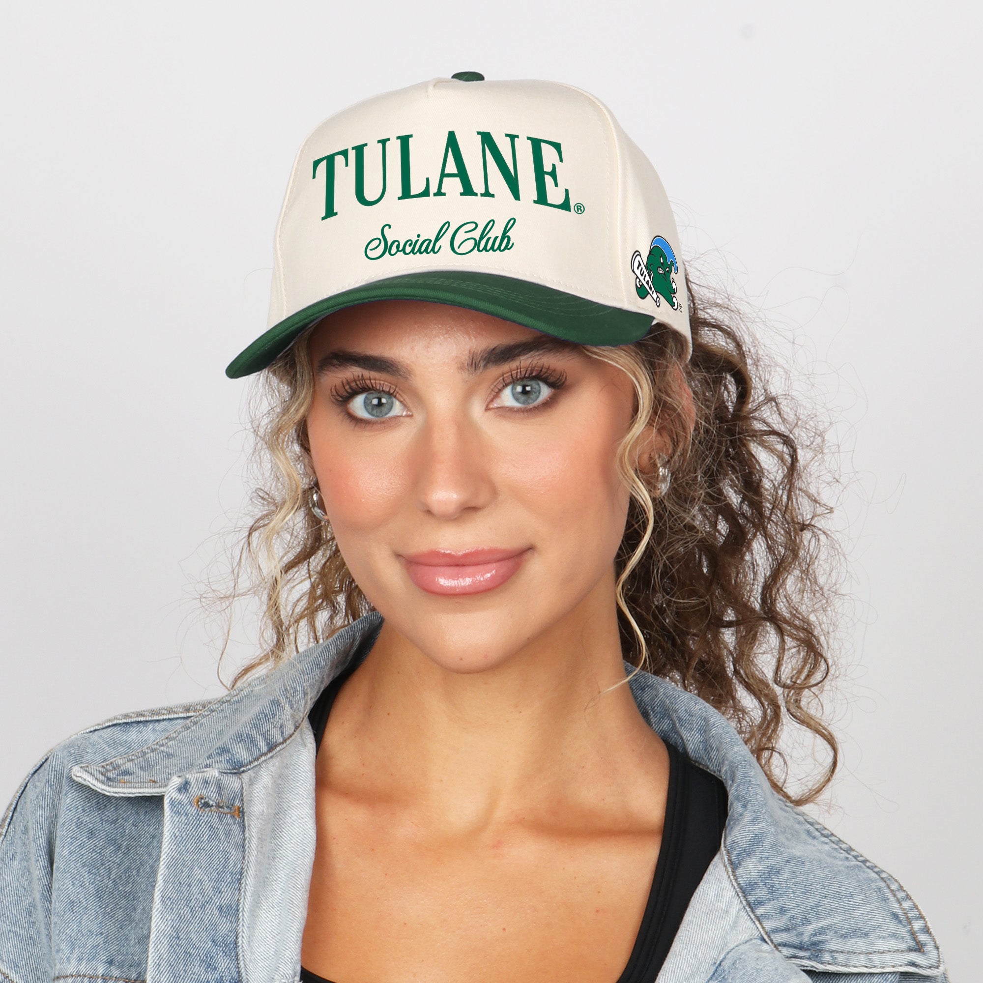 Tulane University x Ponyflo® 5 Panel Cap