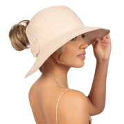 Packable Ponytail Sun Hat