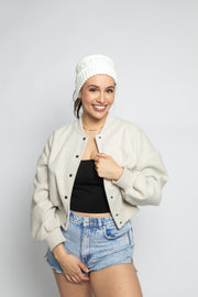 Satin-lined Ponyflo® Beanie