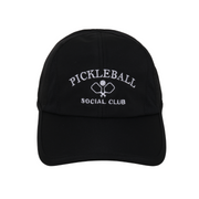 Pickleball Social Club with Paddles Lightweight Ponytail Cap