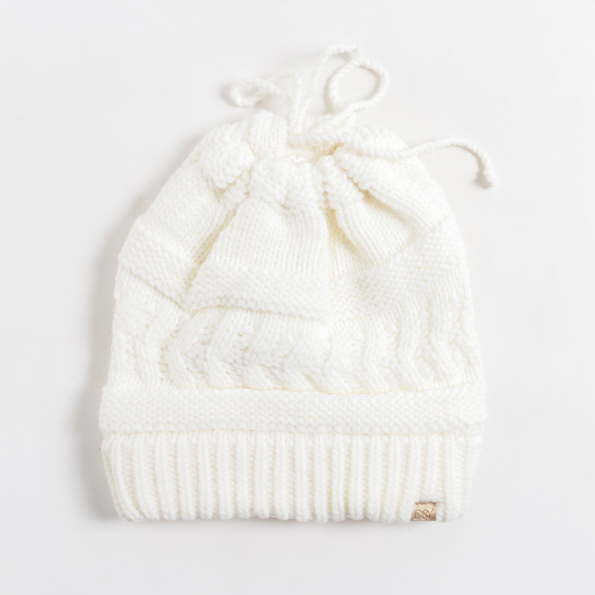 Demi Recycled Knit Ponyflo® Ponytail Beanie – Ponyflo  display picture 1