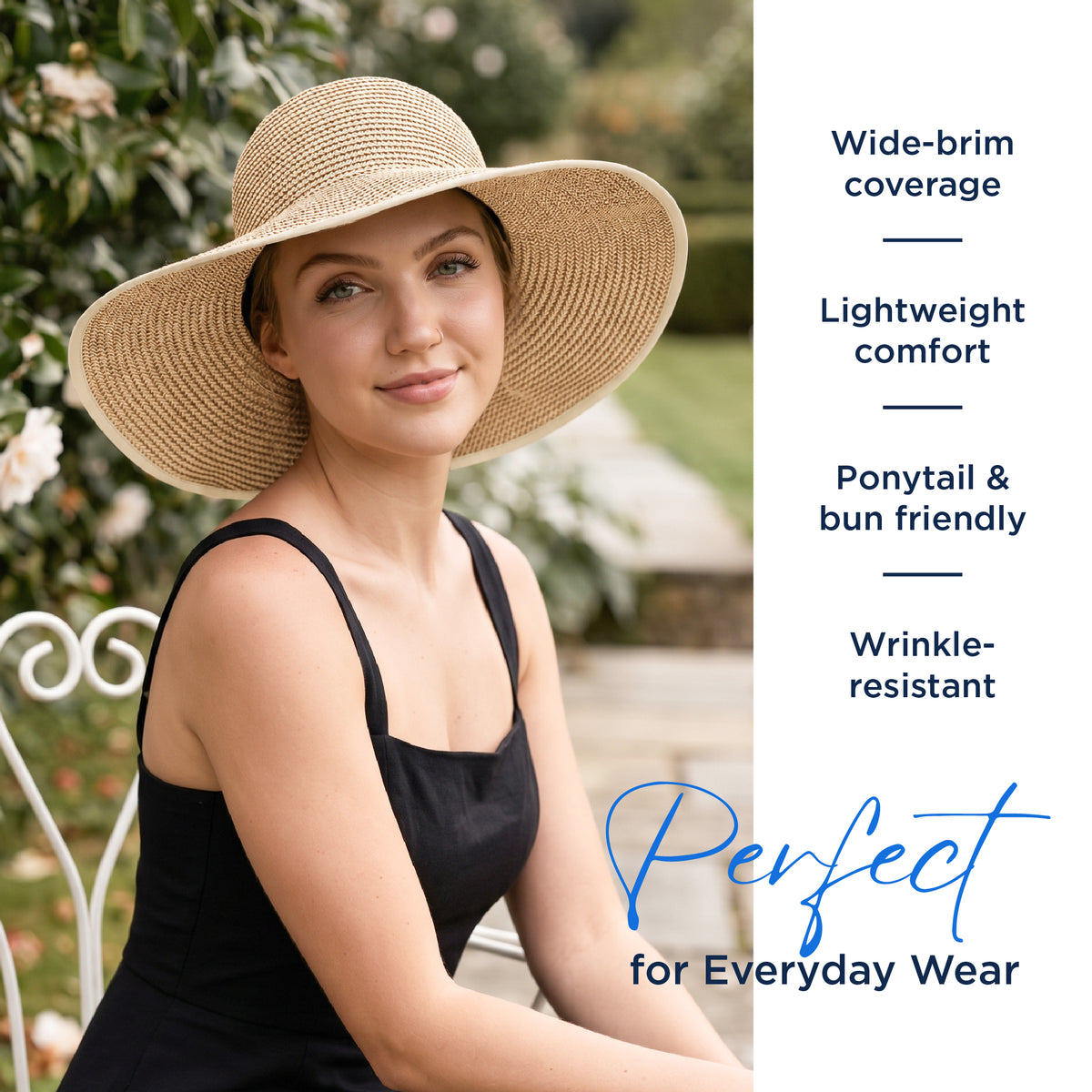 Ponyflo® Straw Sun Hat