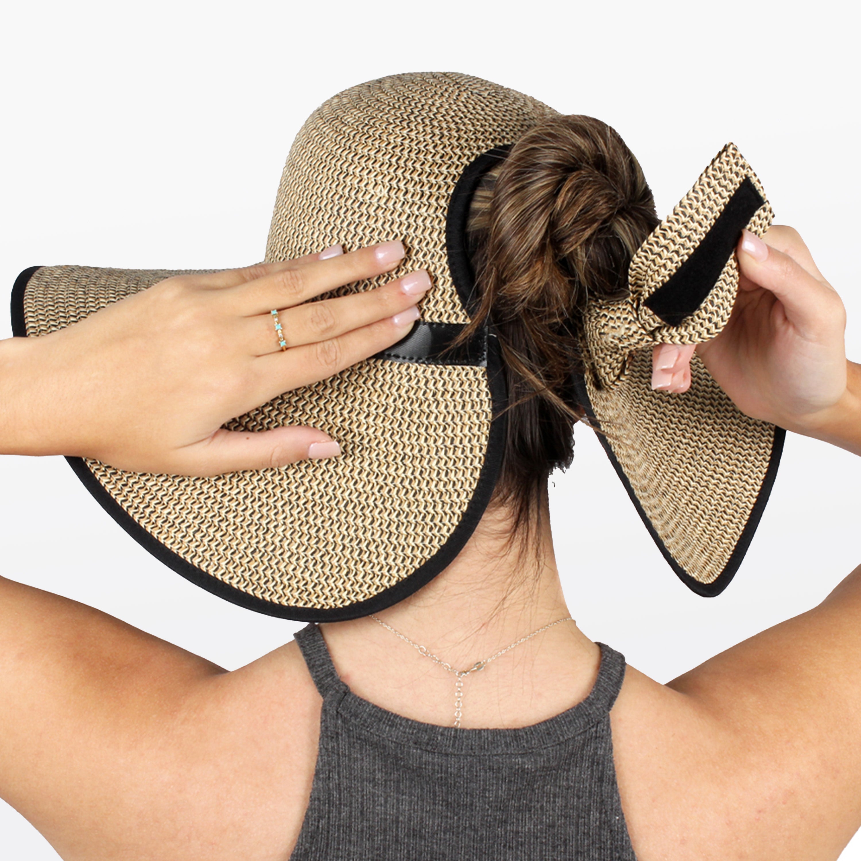 Marled Straw Ponyflo® Sun Hat