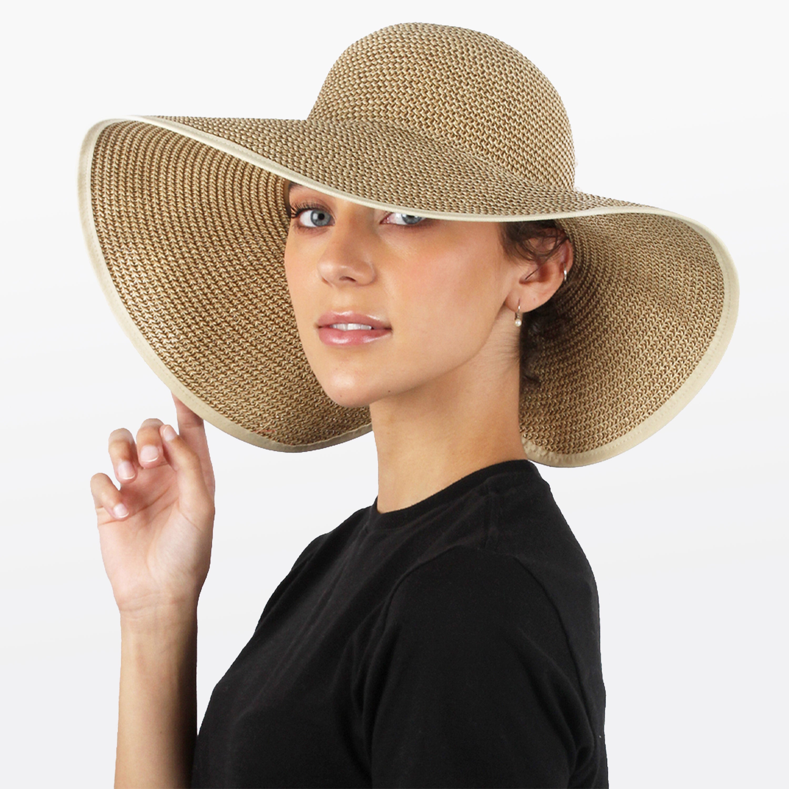 Marled Straw Ponyflo® Sun Hat