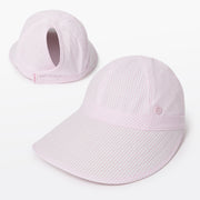 Striped Ponyflo® Ponytail Sunblocker