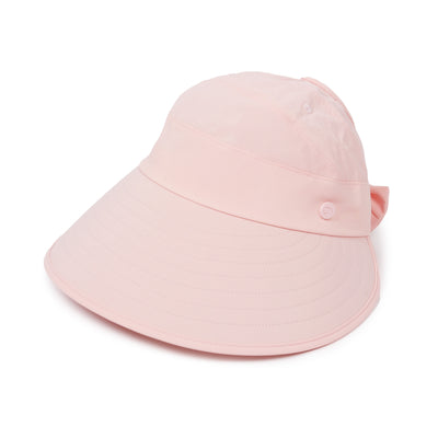 Solid Wide Brim Ponyflo Sunblocker® with Back Bow