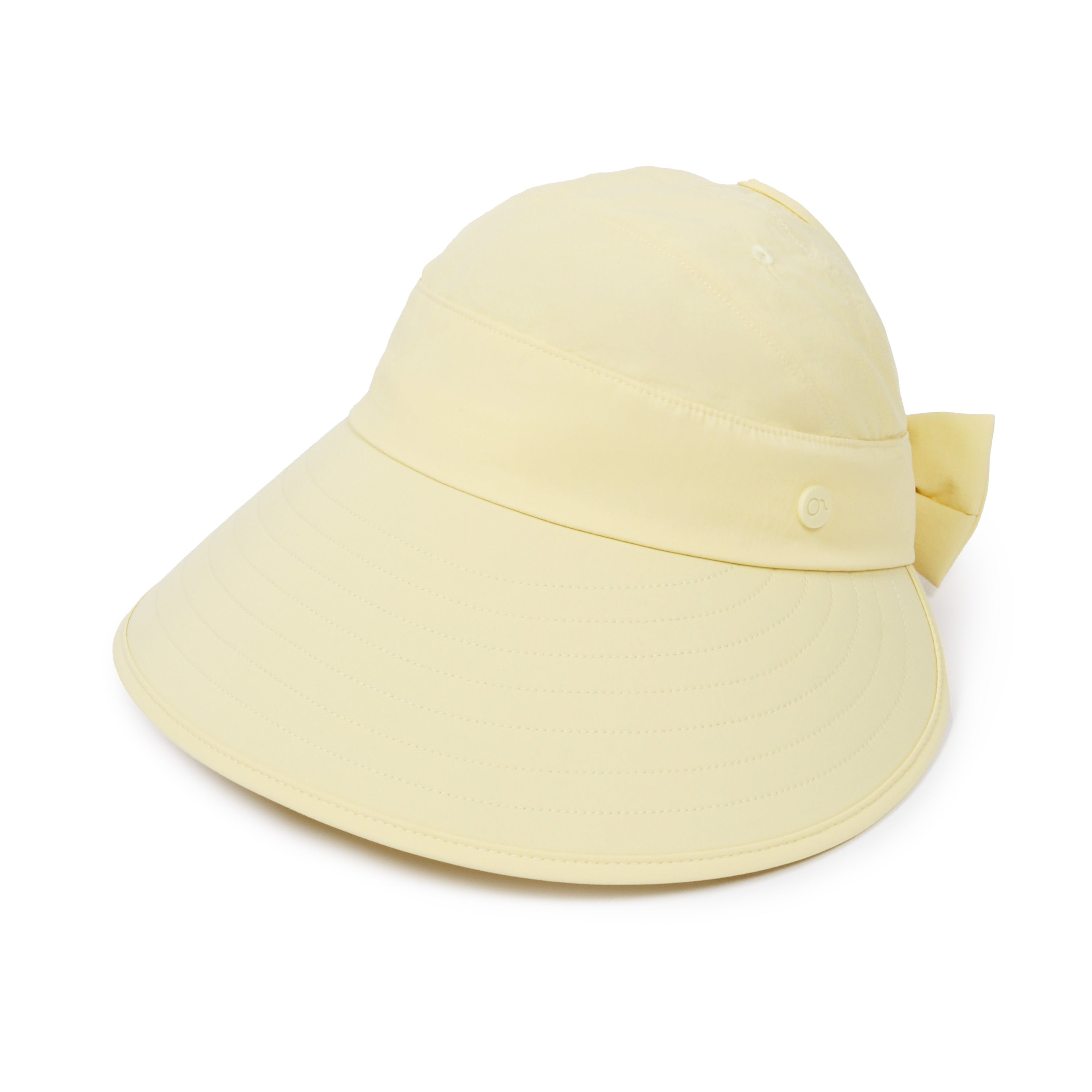 Solid Wide Brim Ponyflo Sunblocker® with Back Bow