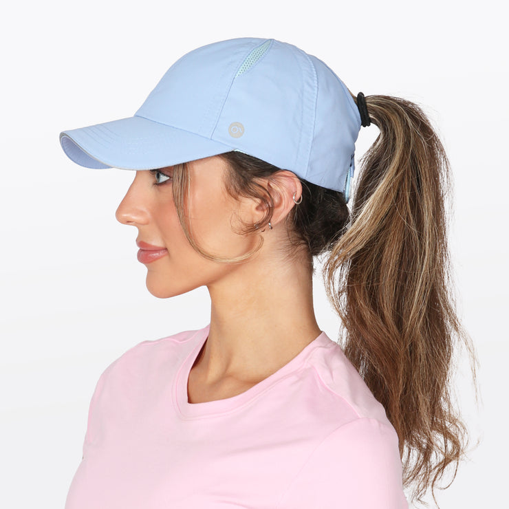 Mia Reflective Sandwich Brim Active Ponyflo® Cap