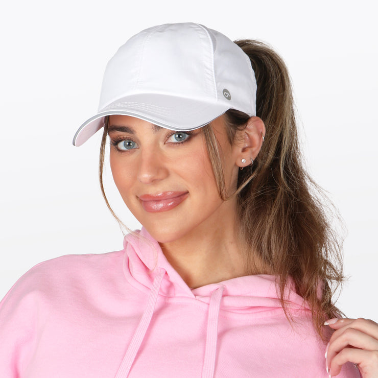 Mia Reflective Sandwich Brim Active Ponyflo® Cap