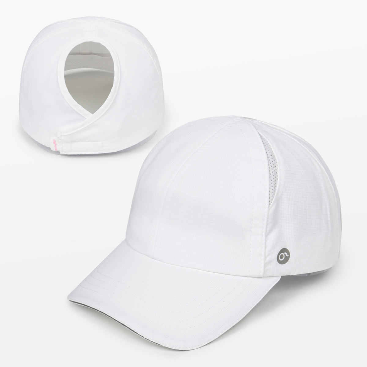 Mia Reflective Brim Active Ponyflo® Ponytail Cap – PONYFLO display picture 3