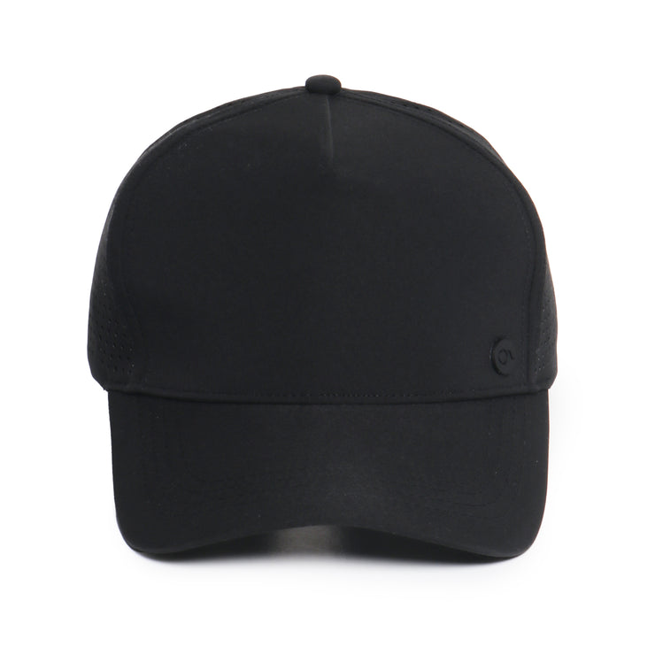 Solid Ponyflo® Side Perforation 5 Panel Hat