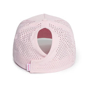Solid Ponyflo® Side Perforation 5 Panel Hat