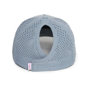 Solid Ponyflo® Side Perforation 5 Panel Hat