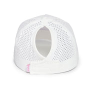 Solid Ponyflo® Side Perforation 5 Panel Hat