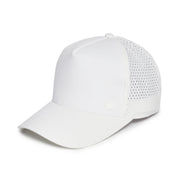 Solid Ponyflo® Side Perforation 5 Panel Hat