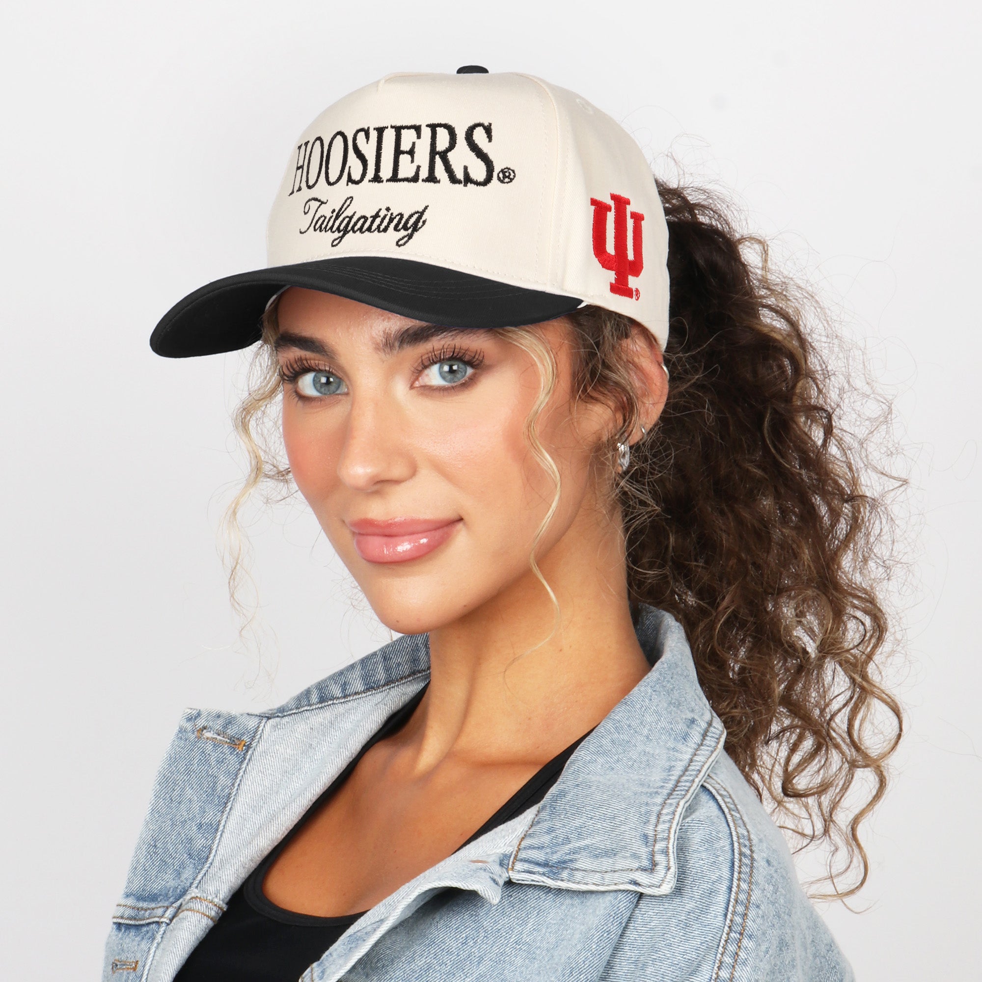 Indiana University x Ponyflo® 5 Panel Cap