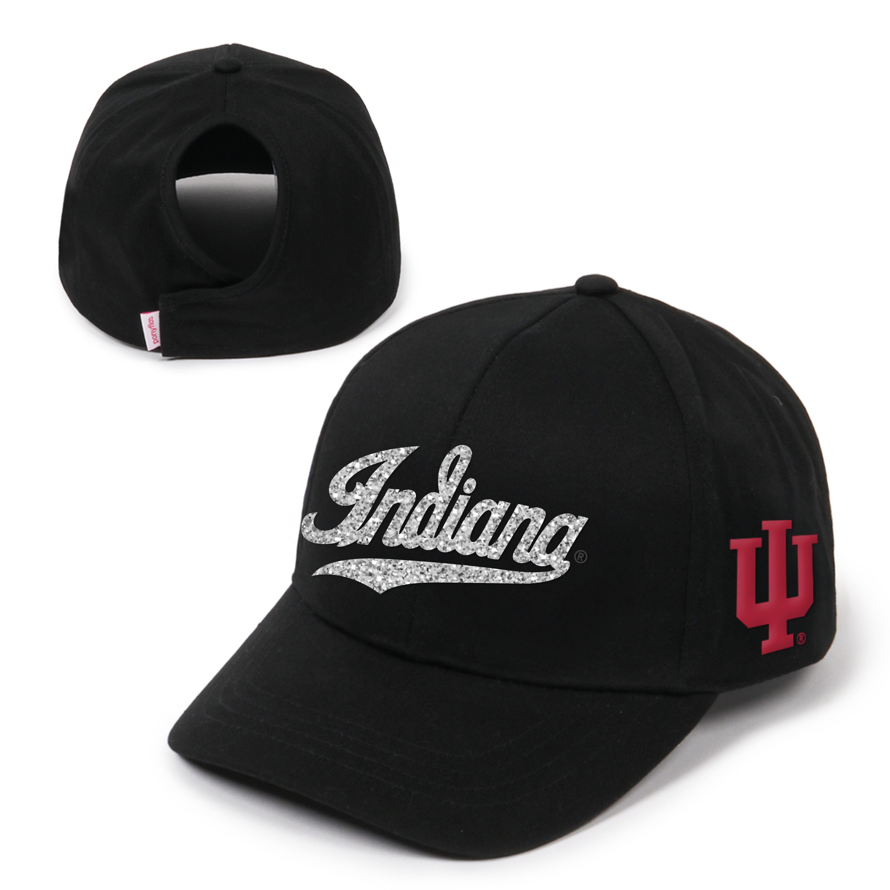 Indiana University x Ponyflo® Cap Bling