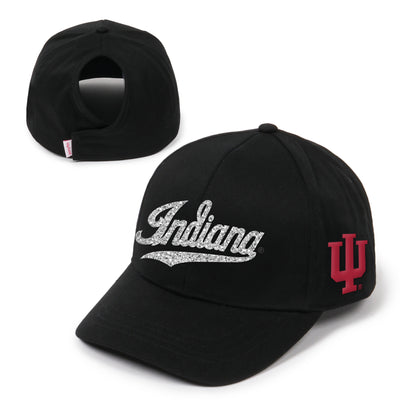 Indiana University x Ponyflo® Cap Bling
