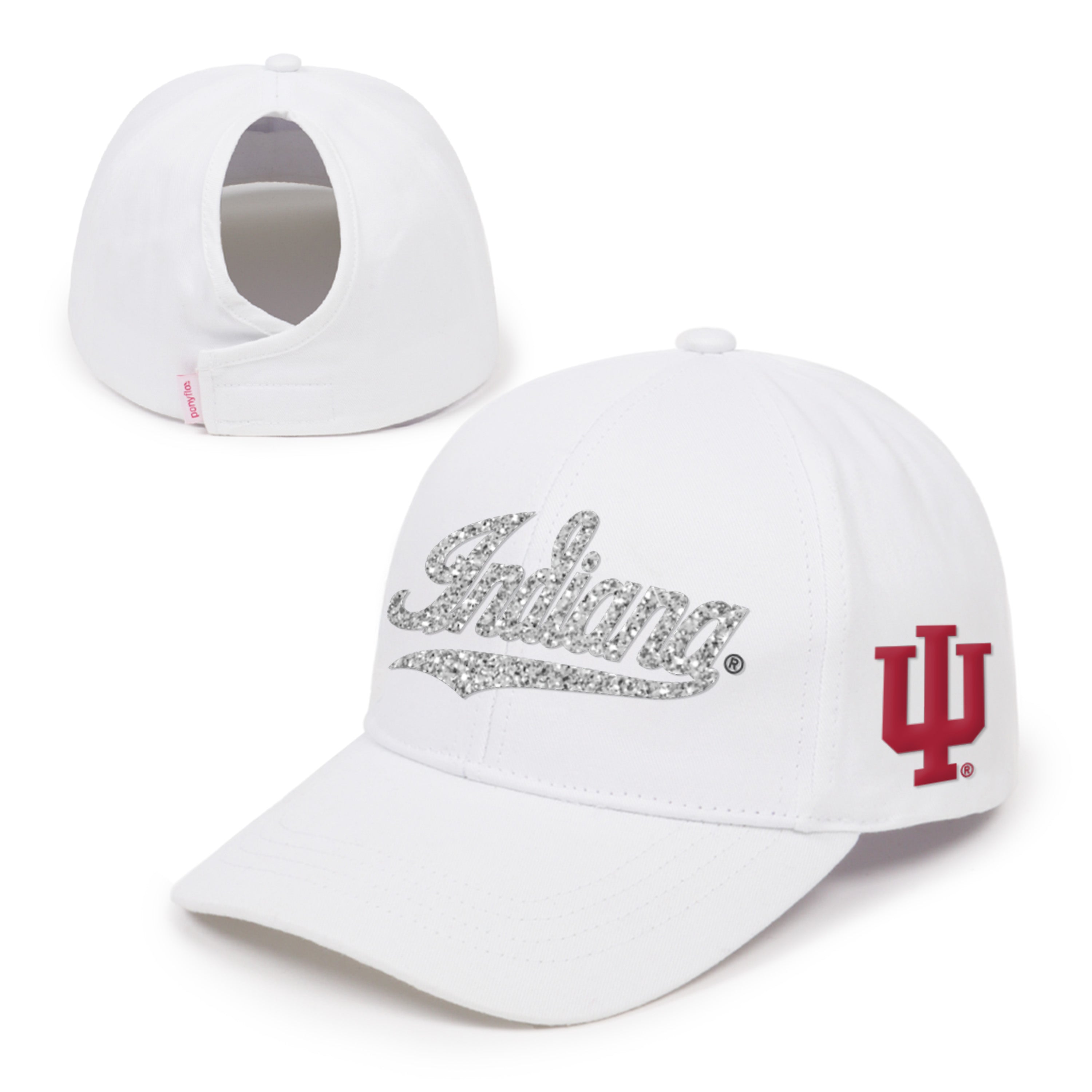 Indiana University x Ponyflo® Cap Bling