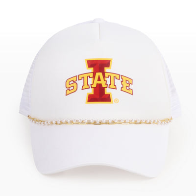 Iowa State University X PONYFLO® Pearl Chain Mesh-Back Cap