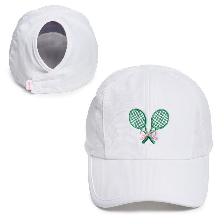 TENNIS BOW Embroidered Ponyflo® Alex