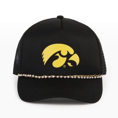 University of Iowa  X PONYFLO® Pearl Chain Mesh-Back Cap