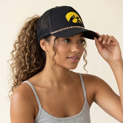 University of Iowa  X PONYFLO® Pearl Chain Mesh-Back Cap