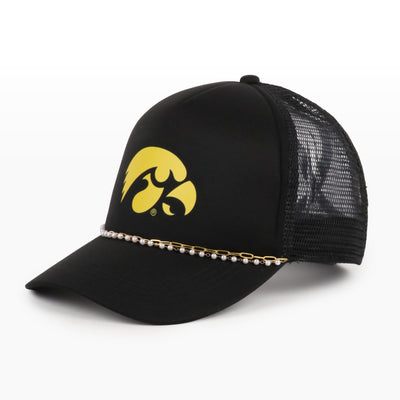 University of Iowa  X PONYFLO® Pearl Chain Mesh-Back Cap