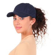 Satin Lined Ponytail Hat - PONYFLO HATS