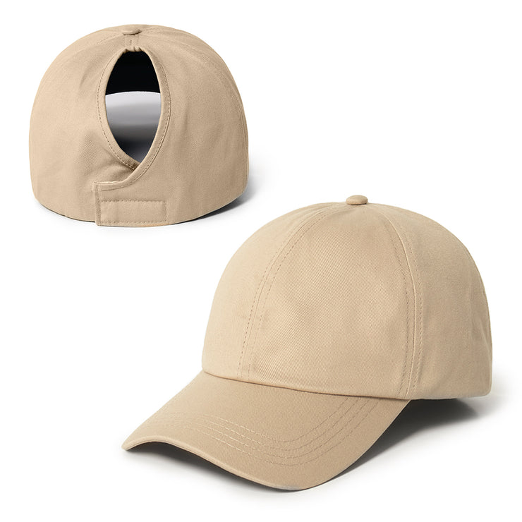 Satin Lined Ponytail Hat - PONYFLO HATS