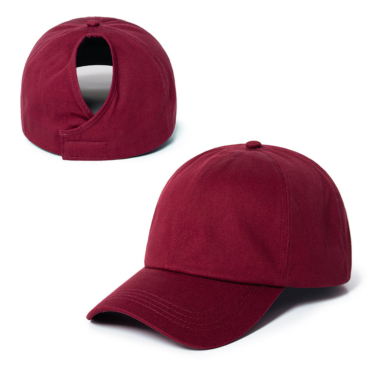 Satin Lined Ponytail Hat - PONYFLO HATS