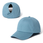 Satin Lined Ponytail Hat - PONYFLO HATS