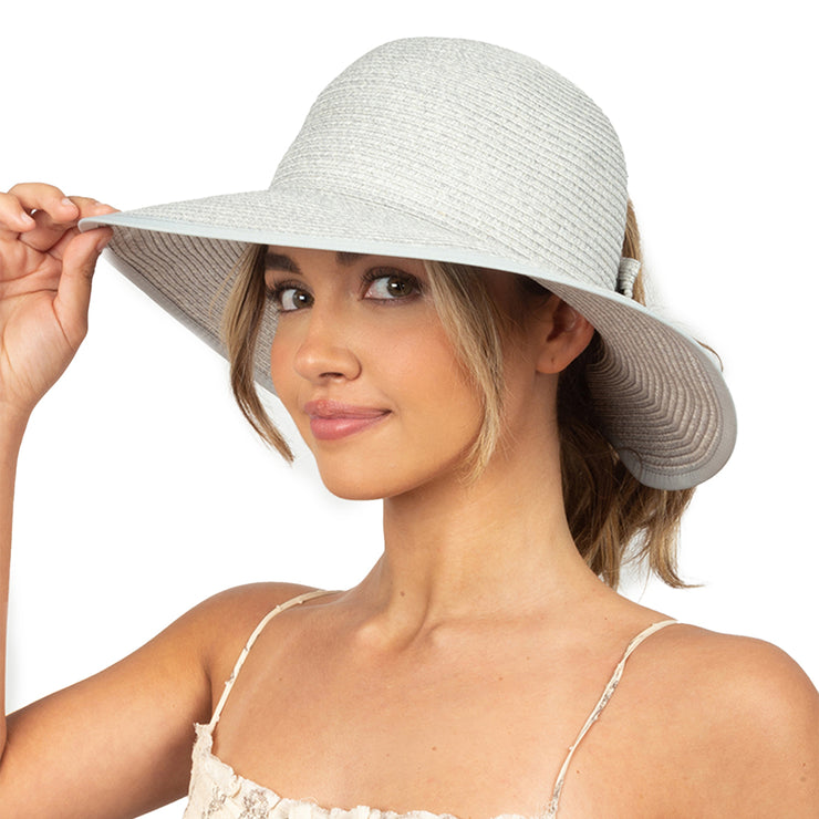 Packable Ponytail Sun Hat