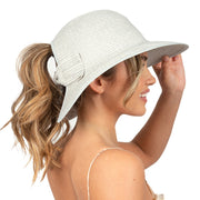 Packable Ponytail Sun Hat