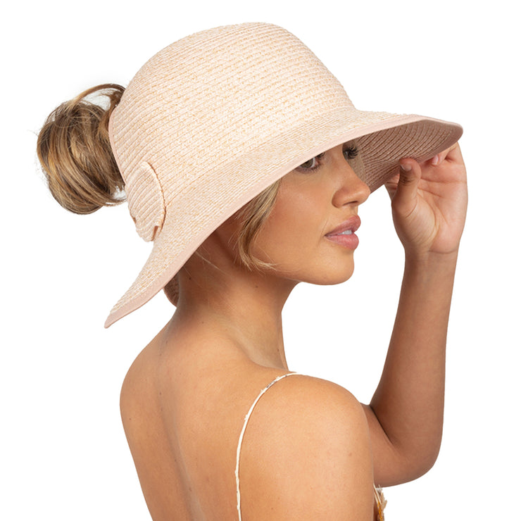 Packable Ponytail Sun Hat