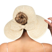 Packable Ponytail Sun Hat