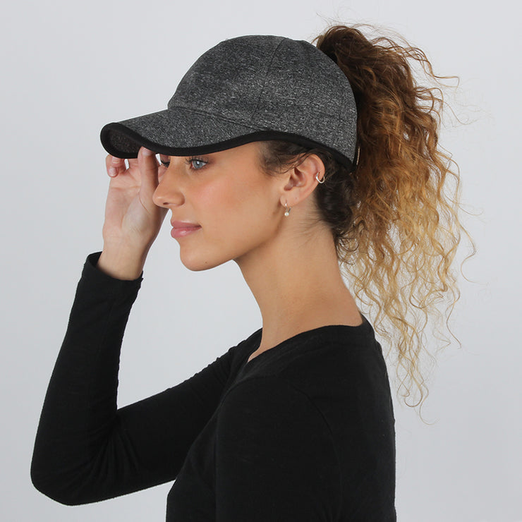 Jenny Flexible Active Heathered Cap - PONYFLO HATS