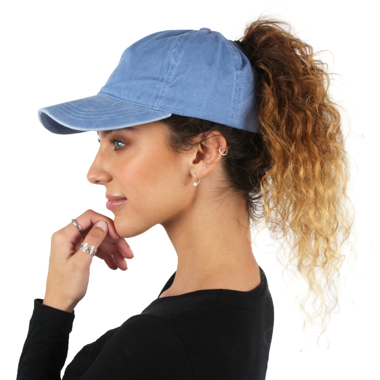 Jessie Pigment Washed Cap - PONYFLO HATS