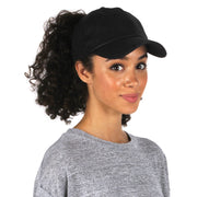 Satin Lined Ponytail Hat - PONYFLO HATS