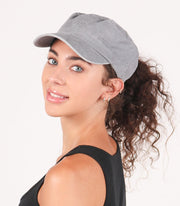 Solid Washed Ponyflo® Cadet Cap