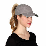 Kelly Distressed Cotton Cap - PONYFLO HATS