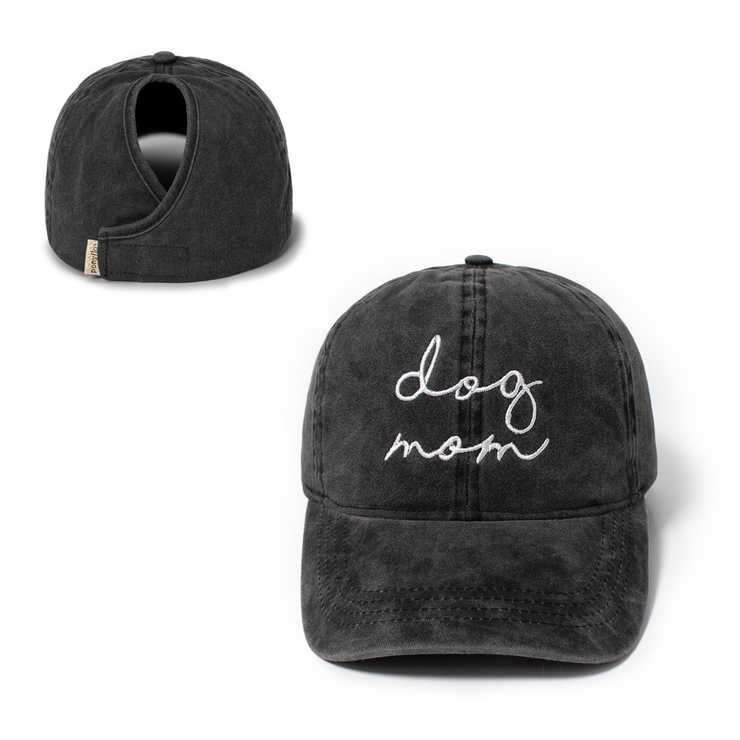 Dog Mom Ponytail Cap